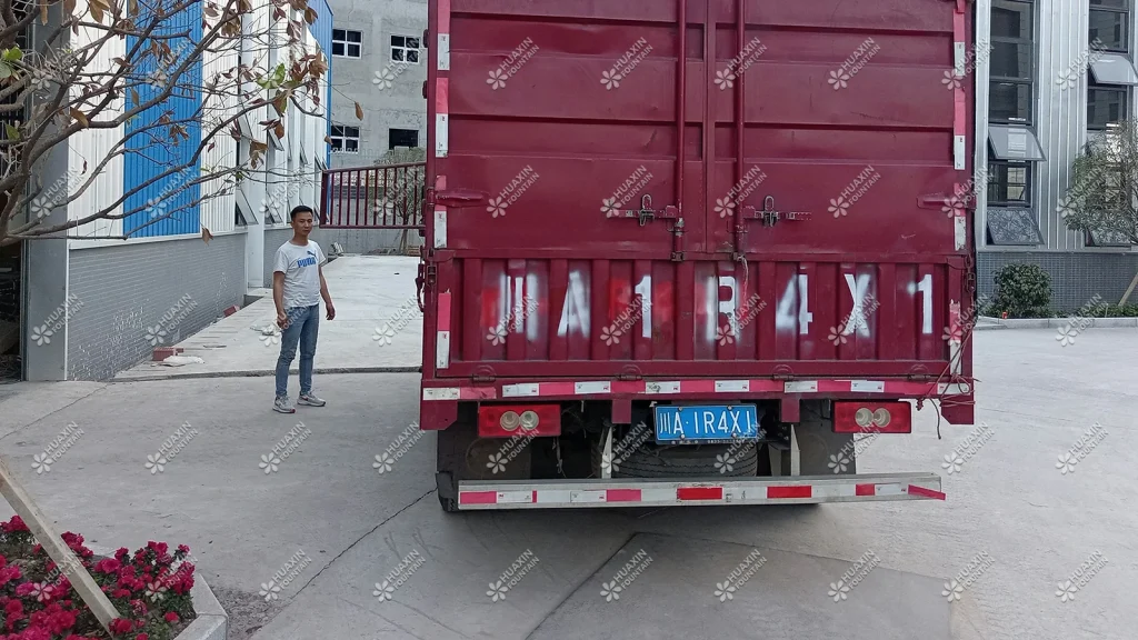 An Indian customer's flame fountain equipment order has been shipped on 2023.04.10-3