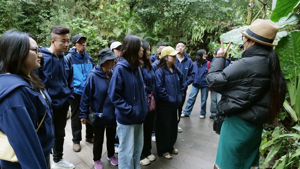 Huaxin Fountain - Team members bonding during company team building activities