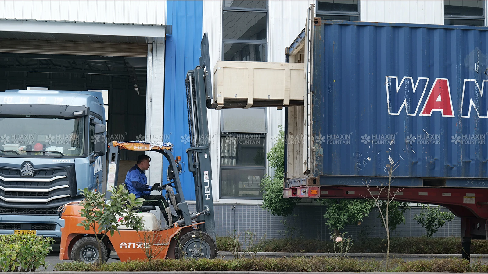 Huaxin Fountain - Delivery of dancing fountain equipment to Riyadh, Saudi Arabia, on January 19, 2026.