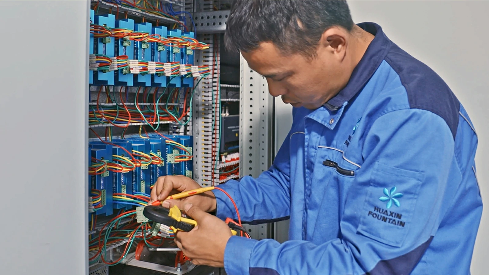 Control system integration for custom fountain projects