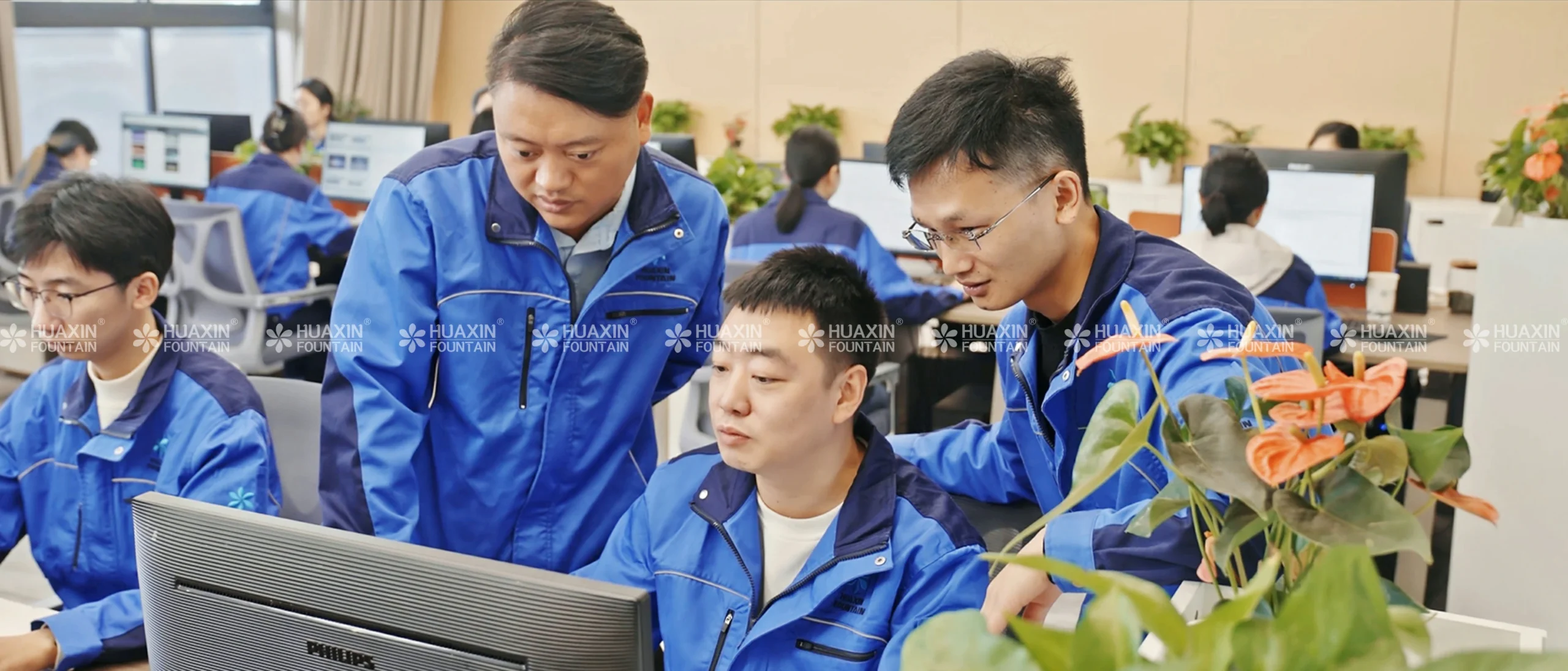 Technical discussion showing project understanding beyond product sales in fountain planning