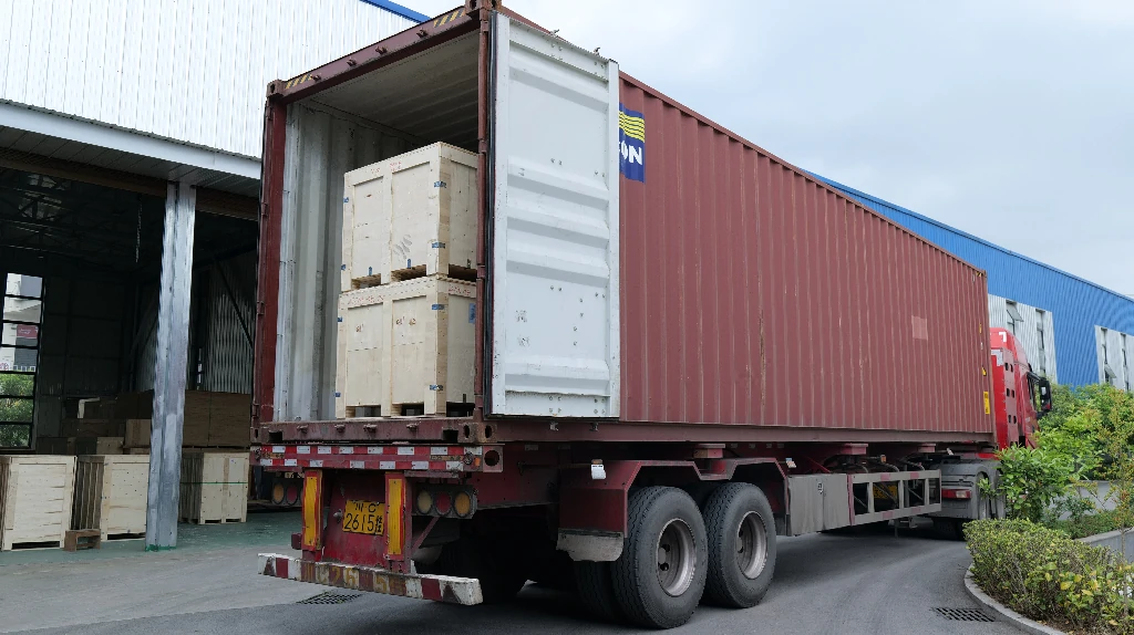 Radamis Rixos Hotel's fountain equipment is ready for shipment to Egypt