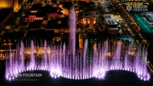 50-meter central high jet in Margilan City musical fountain project