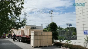 Project-specific fountain equipment dispatched to Nurafshon, Uzbekistan