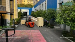 Fountain equipment supplied for the Nurafshon Business City fountain project
