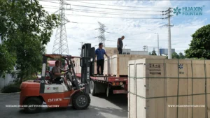 Huaxin Fountain equipment shipped to the Nurafshon Business City project in Uzbekistan
