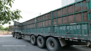 Fountain equipment ready for delivery to the Manas International Airport project in Kyrgyzstan