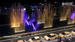 Musical fountain performance at Grand Majidi Mall in Erbil