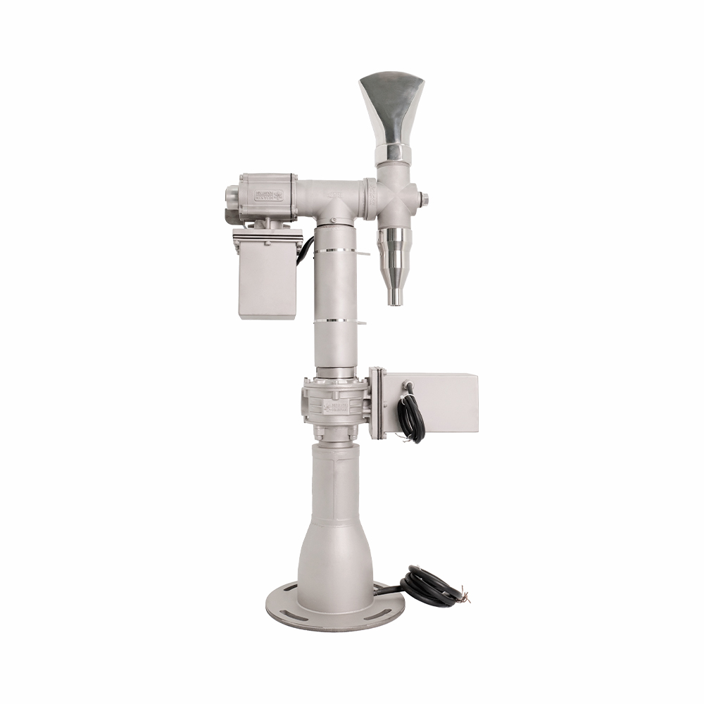 Alternative view of a Huaxin dual-nozzle 2D fountain unit with straight jet and fan jet nozzles