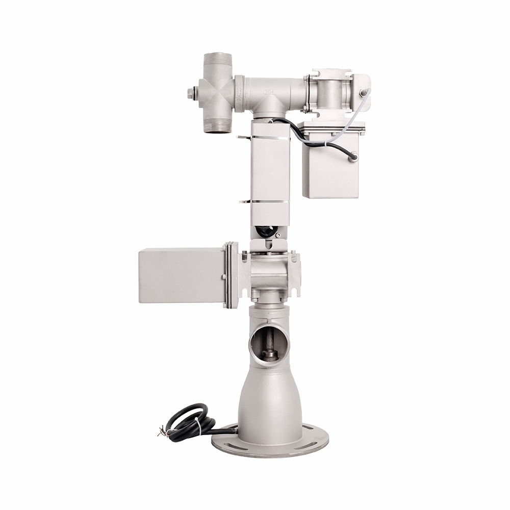Huaxin dual-nozzle 2D fountain unit with two DN50 nozzle outlets