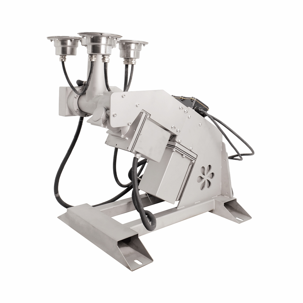 Huaxin integrated 2D fountain unit with DMX512 control and RGB lighting