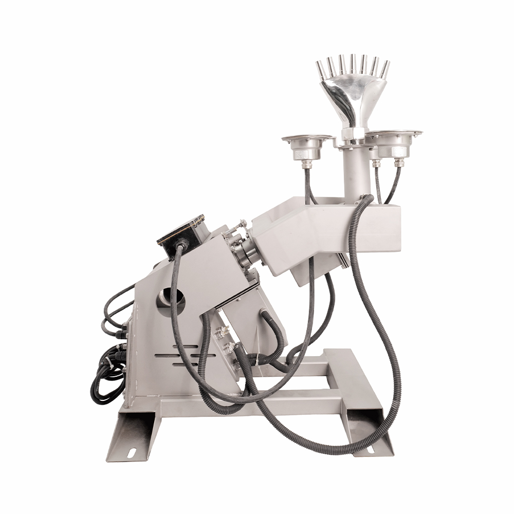 Huaxin integrated 2D fountain unit fitted with a multi-stream finger jet nozzle and RGB lights