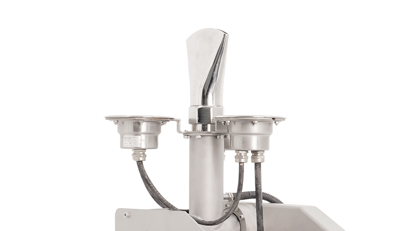 Close-up of a fan jet nozzle for the Huaxin 2D fountain unit