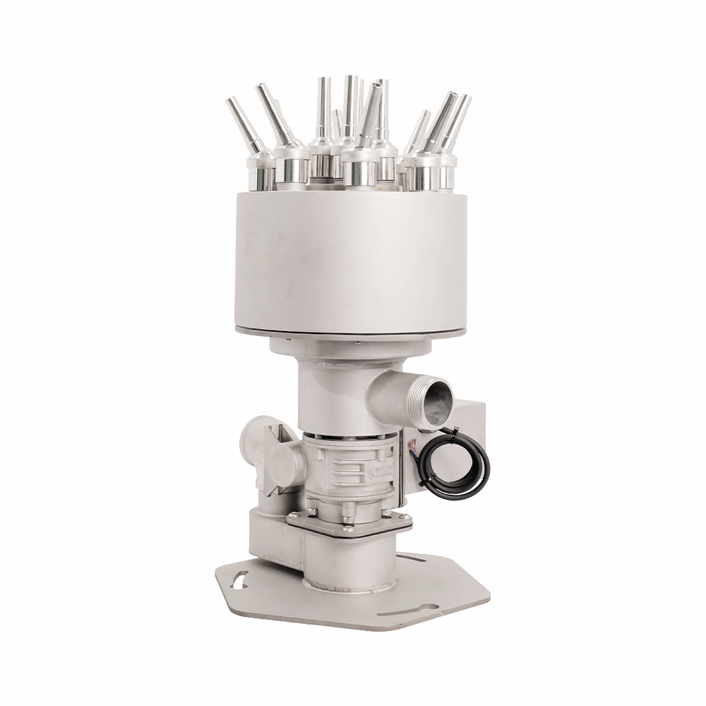 Huaxin counter-rotating ring fountain unit with inner and outer nozzle rings