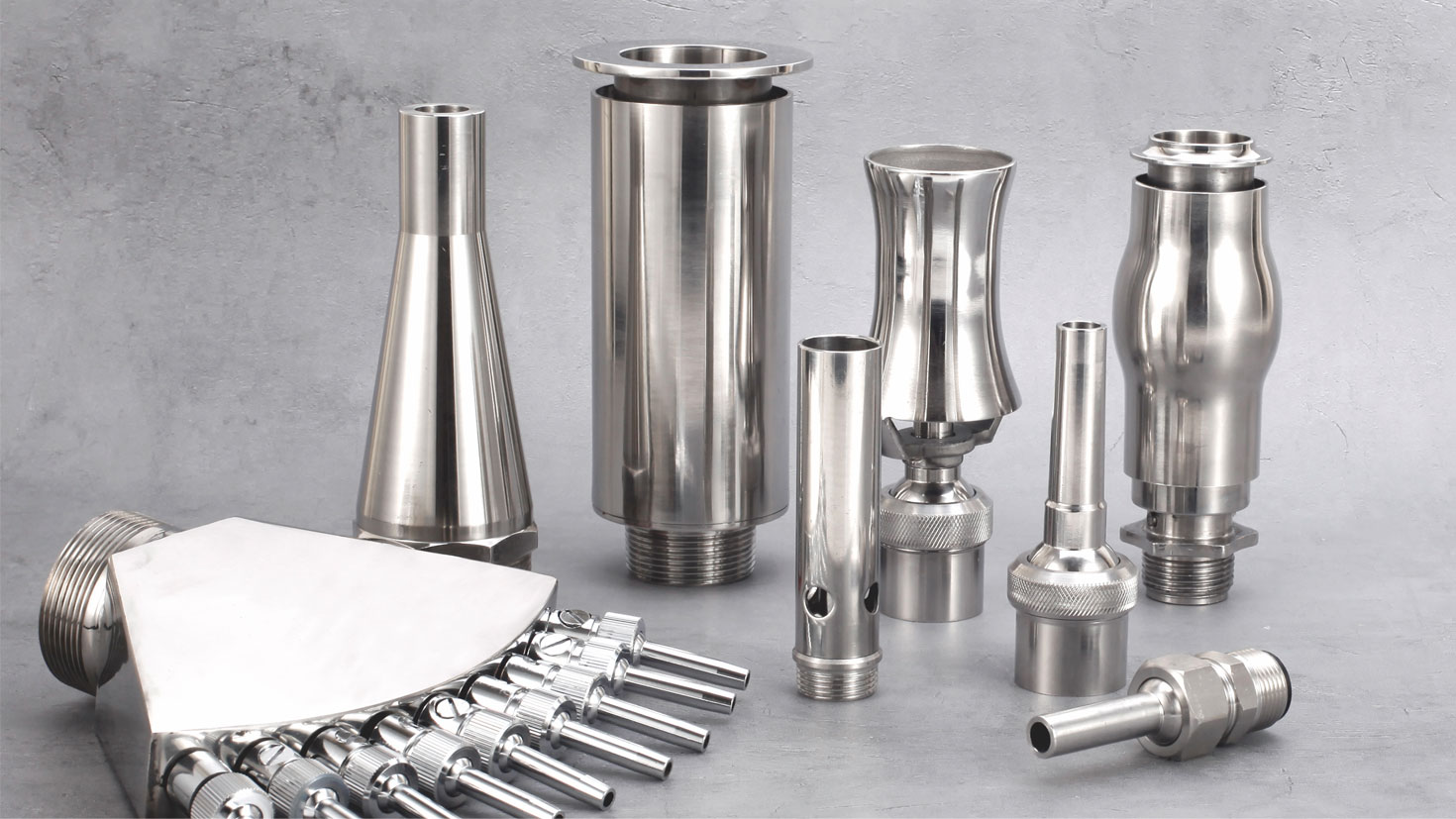 Huaxin fountain nozzles for creating different water-jet patterns