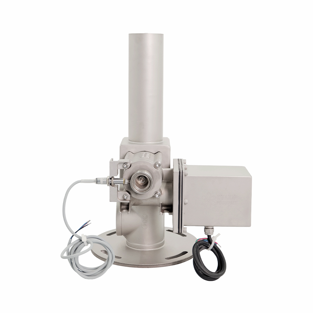 Stainless steel body and mounting base of a Huaxin standard variable fountain nozzle