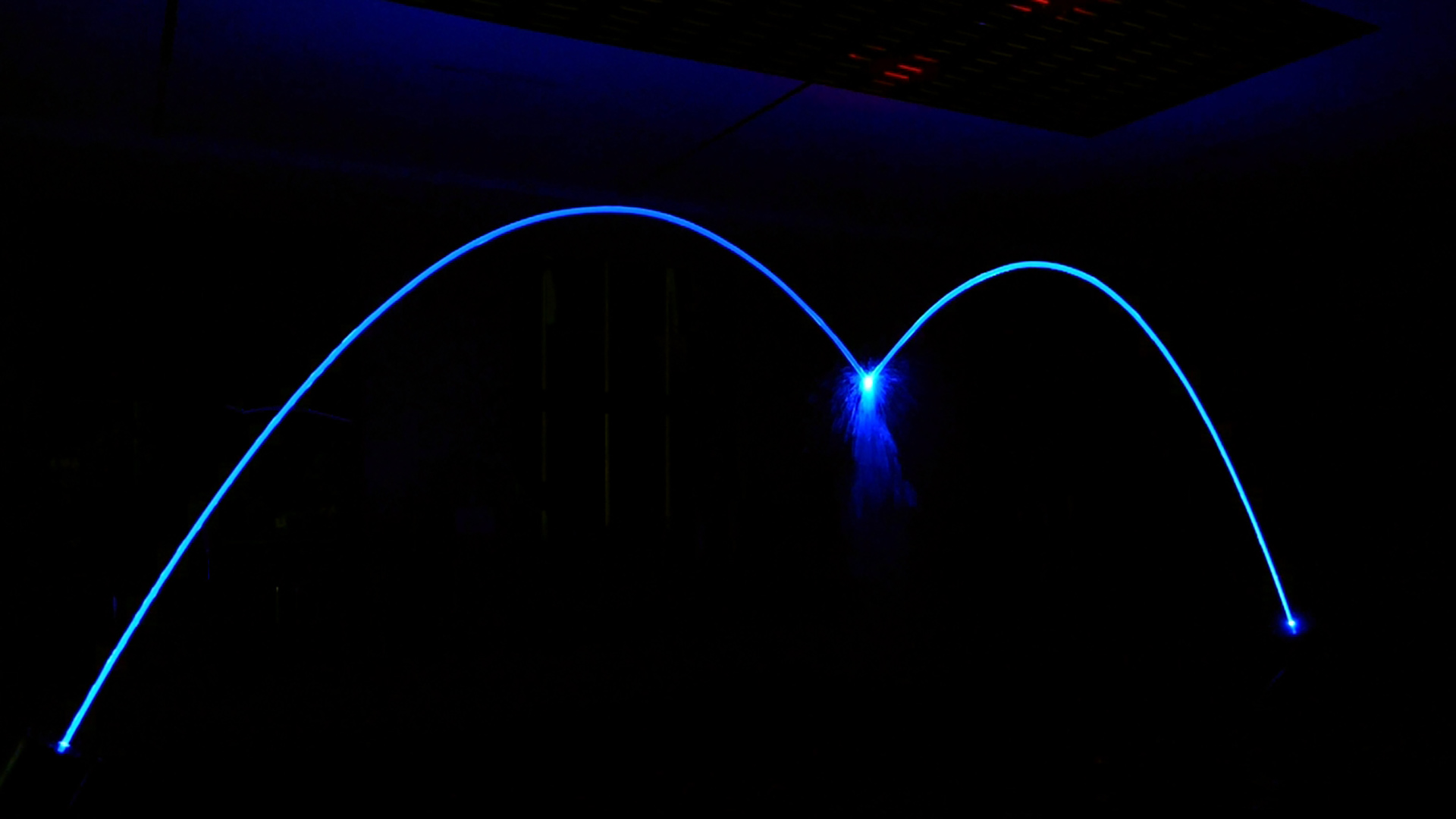 Smooth water arcs produced by Huaxin laminar fountain jets