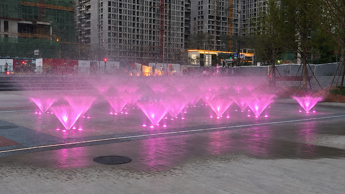 Expanded water effect of the Huaxin standard variable fountain nozzle